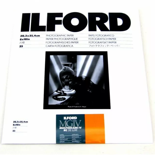 Ilford MGIV 8x10 Satin - 25 Pack - CLEARANCE PRICE
