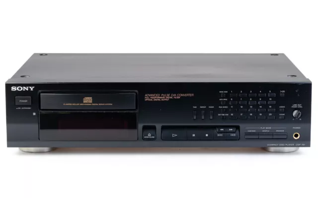 Sony CDP-761 Lecteur CD + Couleurs / Toslink Var Dehors/Uniforme 1 An Garantie [