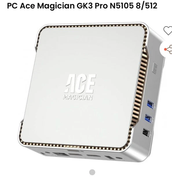 ACE MAGICIAN WINDOWS 11 Pro Mini PC,8GB RAM 512GB ROM Mini Computer £ ...