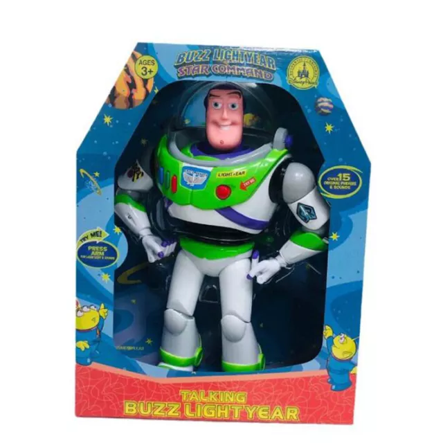 Toy Story Disney Parks Talking Buzz Lightyear Of Star Command Sound Figure gift