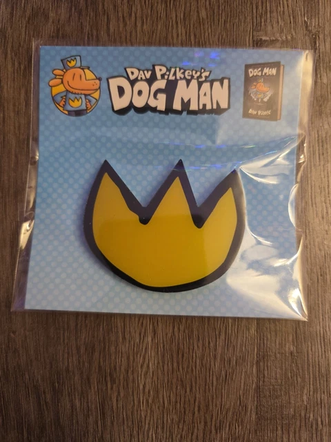 2025 NYCC SCHOLASTIC Dav Pilkey’s Dog Man Badge Pin New £9.00 - PicClick UK