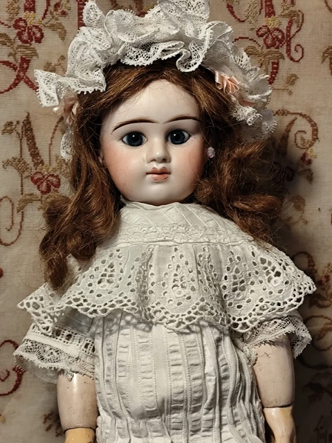 Jolie Poupée Ancienne En Porcelaine Denamur – Vintage, Modèle E5D, Sans Marque