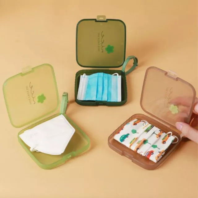 Disposable Mask Storage Box Portable Mask Holder Box Home Dustproof Mask Holder