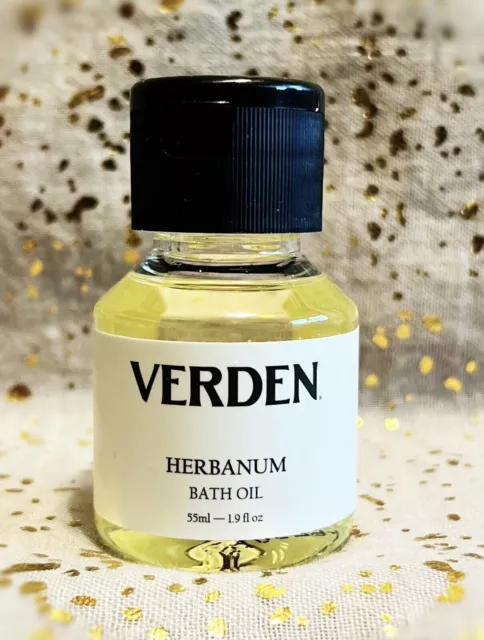 VERDEN~Herbanum Bath Oil~Natural~55ml / 1.9 fl oz~Travel Size~NWOB~Ships Free~