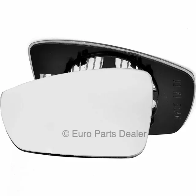 Wing door Mirror Glass Passenger side for VW Polo Mk5 2009-17 Heated