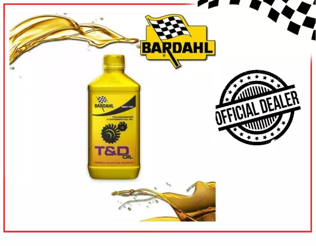 1 Litro Olio Bardahl T&D Gear Oil 85W140 Lubrificante Cambio Per Trasmissioni