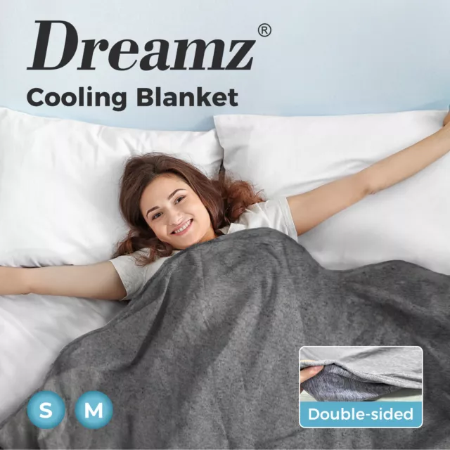 Dreamz Cooling Blanket Double-Sided Summer Soft Sofa Bed Sheet Washable