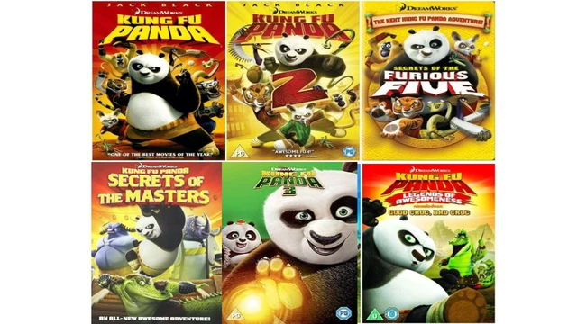 KUNG FU PANDA ULTIMATE COMPLETE COLLECTION DVD 1 2 3 456 Movies Film