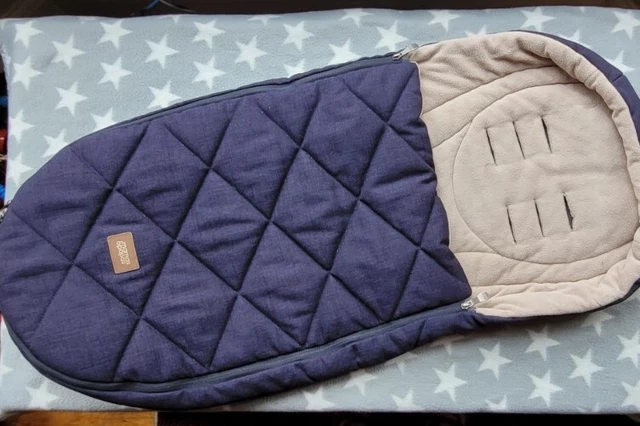 Mamas & Papas Cold Weather Winter Footmuff Cosytoe Navy Blue rrp £89