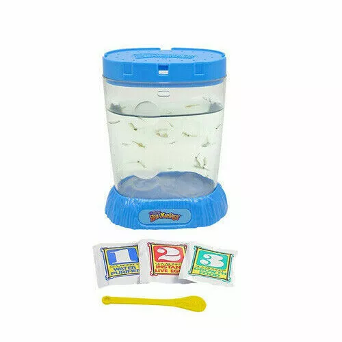 Amazing Live The Original Sea Monkeys Ocean Zoo Marine Aquarium Blue 23223