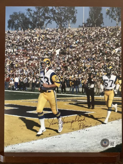 Jim Youngblood Signed Autographed 8X10 Photo COA BAS Beckett #BF75008