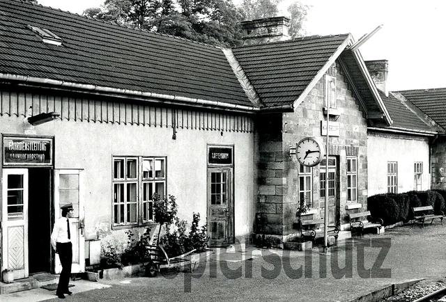 Original Dampflok Foto - Bahnhof Wampersdorf (Niederösterreich) 1967