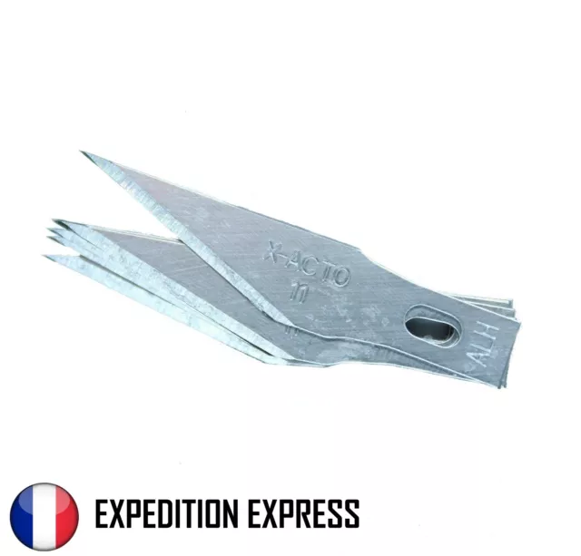 10 Lames pour X-Acto Couteau Cutter Scalpel pour Modélisme Maquette Xacto X acto