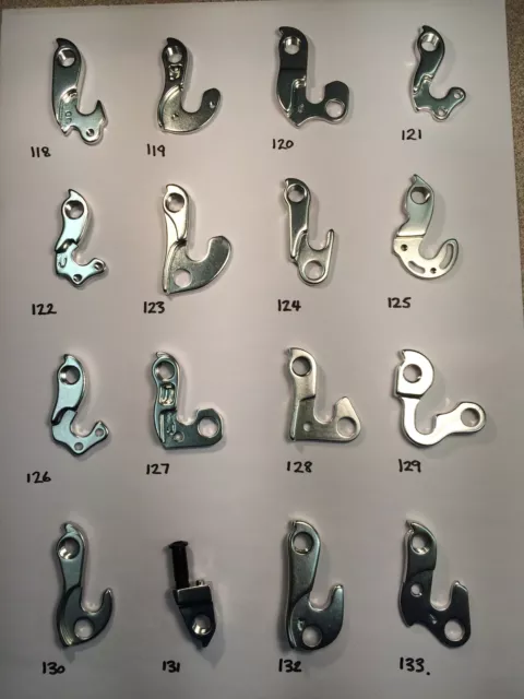 Various Rear Gear Mech Derailleur Hanger Drop out as listing description 118-133