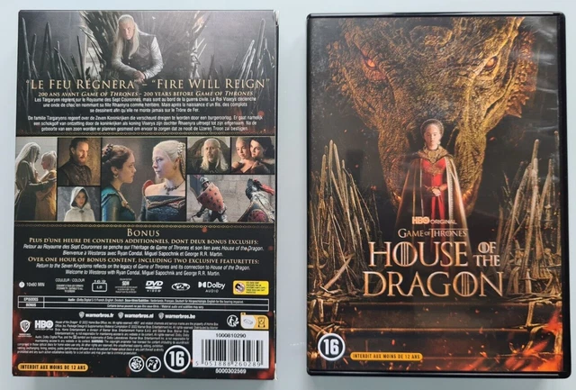 HOUSE OF the DRAGON intégrale SAISON 1 FR 5 DVD (no Game Of Thrones) HBO 2