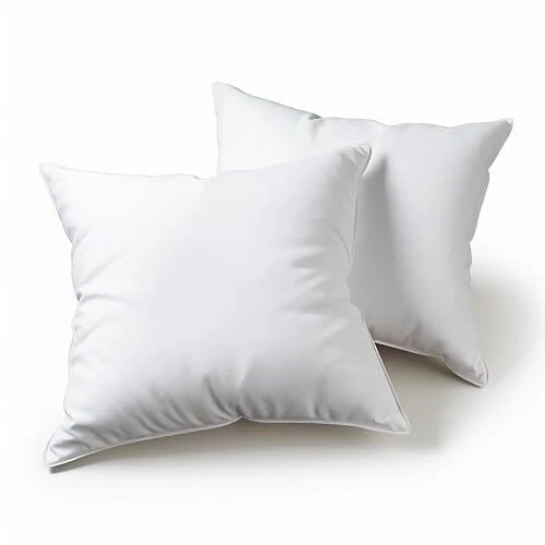 Oreiller 65x65 Lot de 2 pour Le Lit Coussins pour Dormir et Décoratifs Antial...