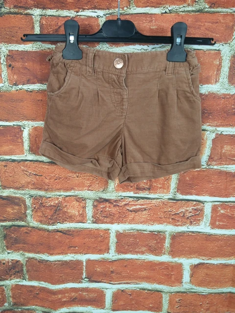 Pacchetto Bambina Età 5-6 Anni 100% Pantaloncini Prossimi Top Pigiama In Velluto A Coste Chino Bambini 116Cm 3