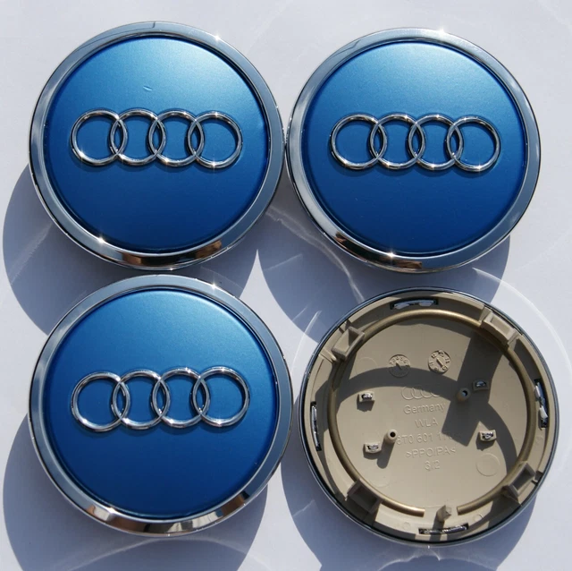 4 Coprimozzo WANGXI 69mm Per Cerchi Auto, In ABS, Adatti Per Audi A3 A4 A5 A6 A7 A8 Q5 R8 S4 S5 S6 TT - 2