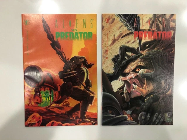 Lot OF ALIENS VS PREDATOR #1 AND #2, DARK HORSE COMICS