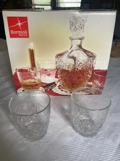 Juego de 6 Piezas Whisky Rocks Vidrio Bormioli Rocco Selecta - Hecho en Italia Cristal
