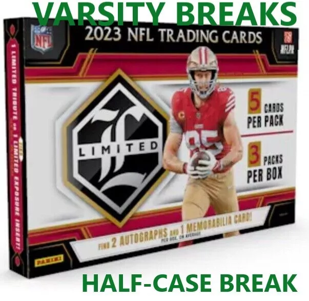 49Ers - 2023 Panini Limited Football 7-Box Half Case Group Break #1 Live!