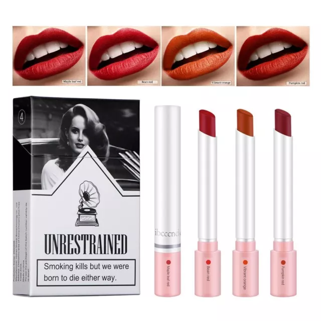 Matte Lip Tint Stain Set Lana Del Rey Long Lasting Lipstick  Women