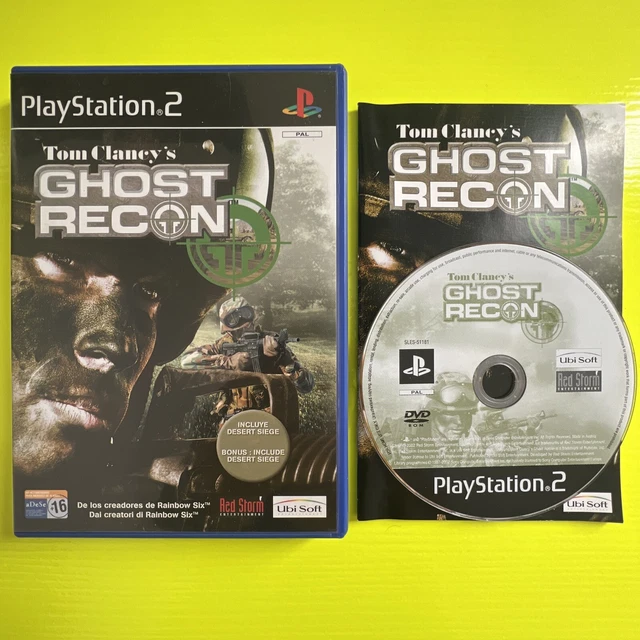 Tom Clancy's Ghost Recon Ps2 Playstation 2 Pal Italiano Usato Ubisoft Red Storm