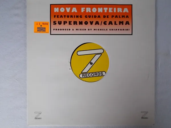 Nova Fronteira Featuring Guida De Palma - Supernova / Calma, 12",