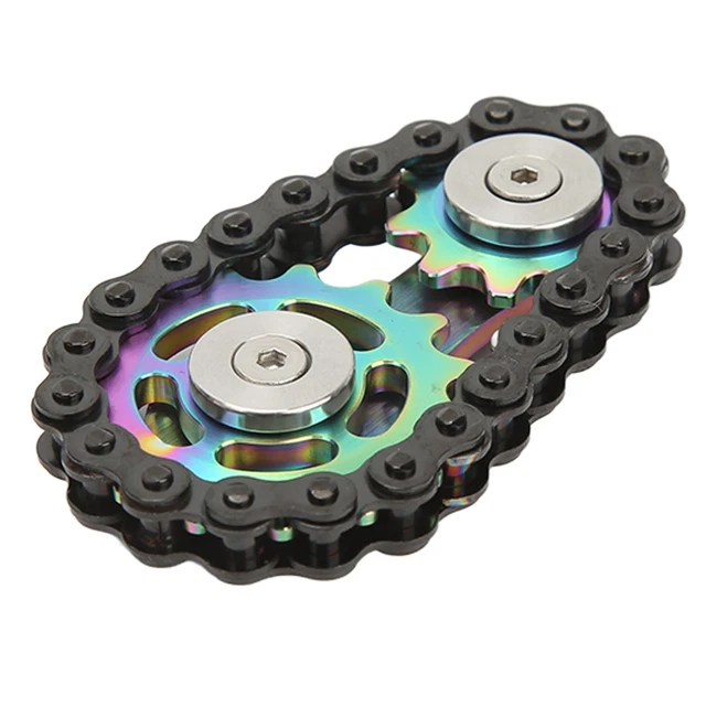 Detachable Fingertips Chains Sprockets Toys Stress Relief Stainless Steel UK