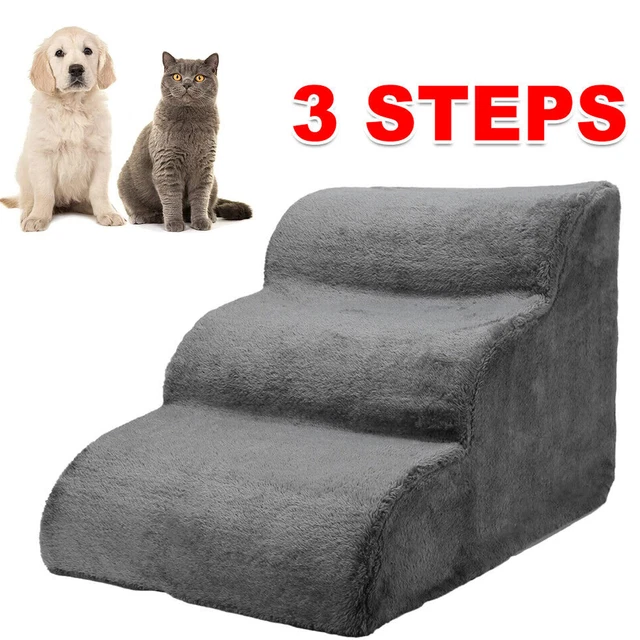 Zerbuger Hundetreppe / Rampe – 3 Oder 4 Stufen, Bis 63,5 Cm Höhe, Für Sofa, Bett & Auto