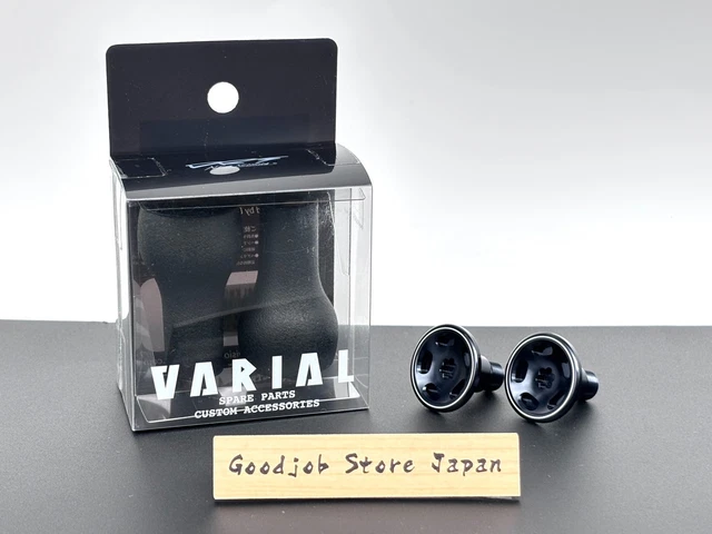 DRT VARIAL KNOB Slim Handle Wheel Cap Dish Set Black Used