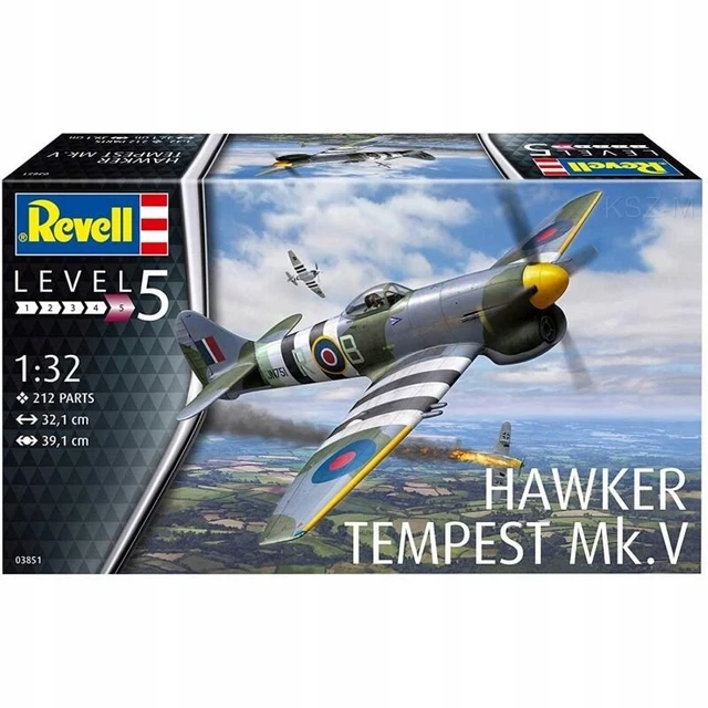 REVELL 03851 HAWKER Tempest Mk.V AIRCRAFT SCALE 1/32 NEW EUR 76,10 ...