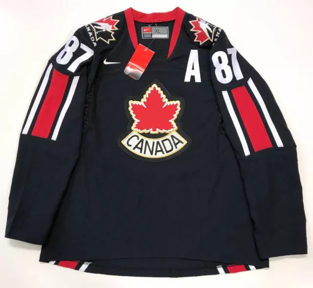 Sidney Crosby Team Canada 2006 World Championship Black Nike Jersey Xl