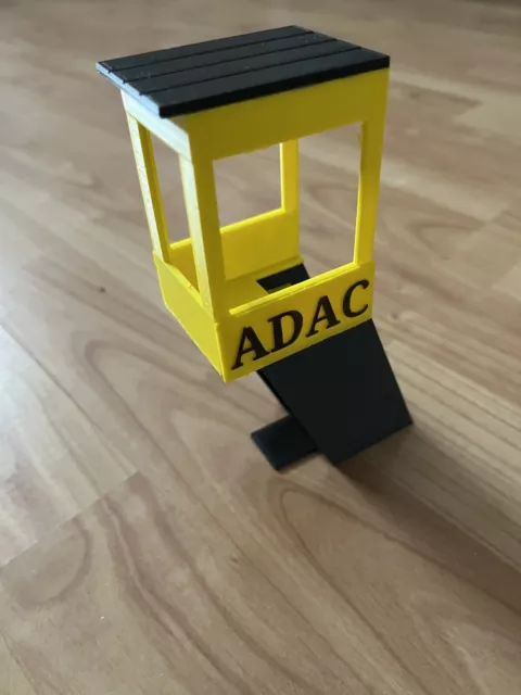 Deko Streckenposten ADAC für Carrera 132 Digital Slotcar Bahn Universal