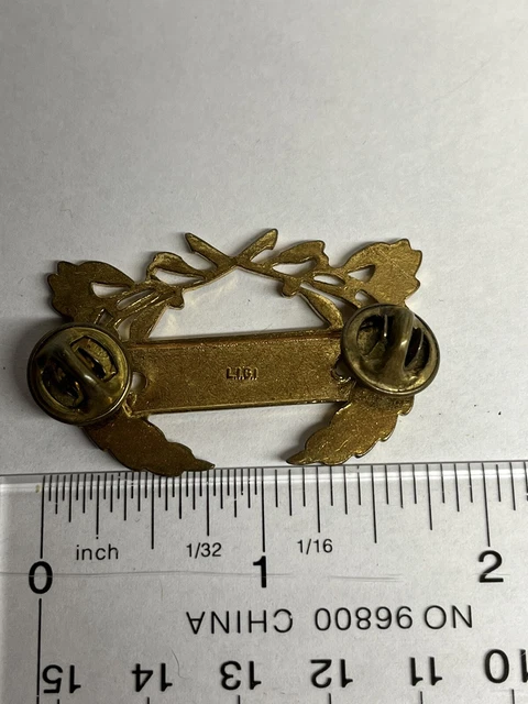 AUTHENTIC US ARMY ROTC Reserve Officers Training Corps Hat Cap Badge ...