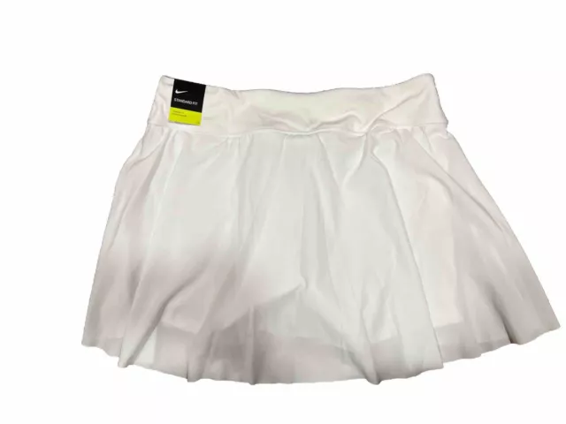 Nike Dri-FIT Advantage Women's Long Golf Skirt size xl white tennis pickleball