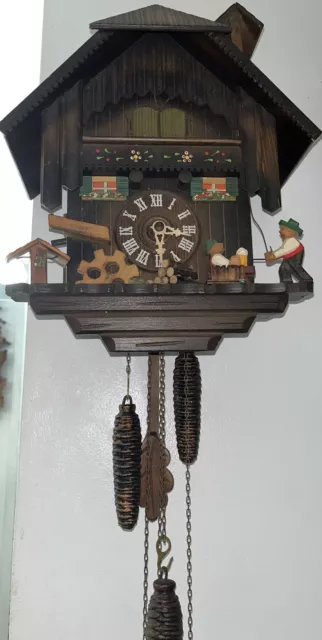 Romance Musical Cuckoo Clock Swiss Made By Rouge