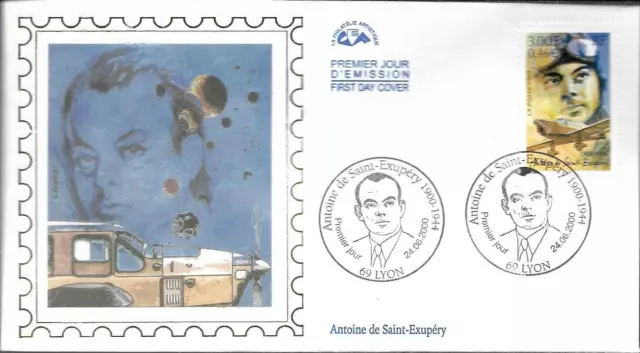 3337+ FDC  ENVELOPPE 1er JOUR  CEF  ANTOINE DE SAINT-EXUPERY