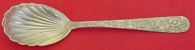 Repousse by Kirk Sterling Silver Sugar Spoon Shell Bowl 6 1/8" Serving