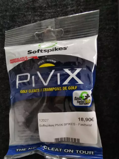Pivix  Softspikes fast twist 18 Spikes für  Footjoy Golfschuhe  -  UVP 18,90