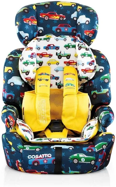 Asiento de coche Cosatto Zoomi para G 1/2/3 de 9 mths a 12 años, protección contra impactos laterales