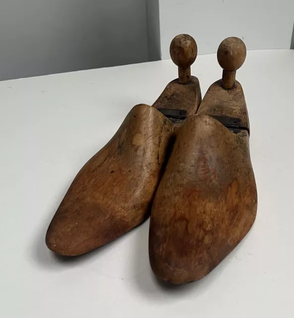 Vintage Hinged, Wooden Shoe Lasts