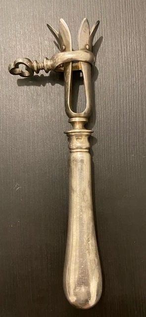 PINCE À GIGOT argent massif fourré 19e EUR 13,99