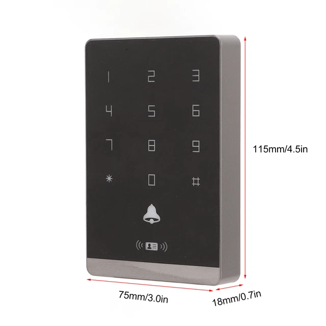 Indooroutdoor Touch Access Control Keypad Waterproof Door Access Control Keypad