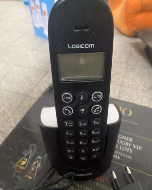 Téléphone fixe avec répondeur Logicom VEGA 250 duo Noir au meilleur prix