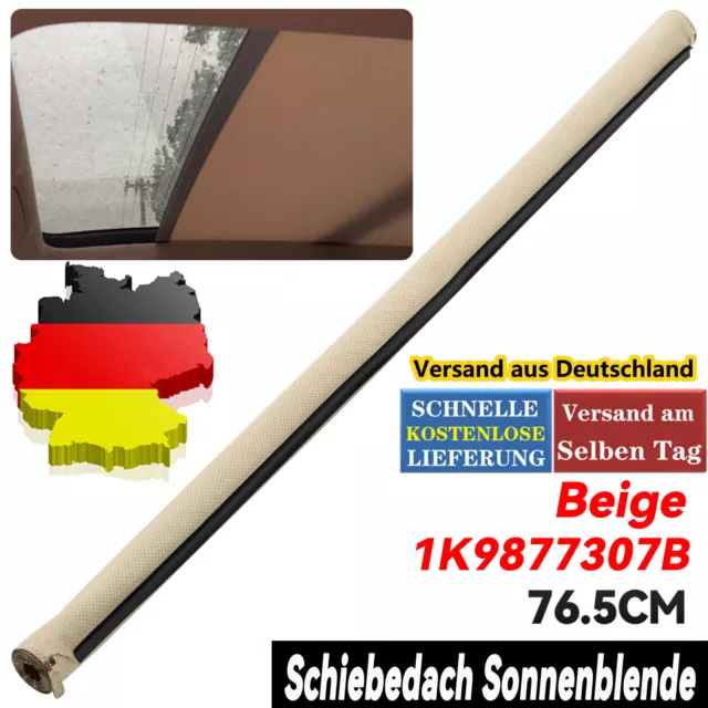 Rollo Schiebedach Blende zwei Gleiter 1K9877307B Schwarz für VW