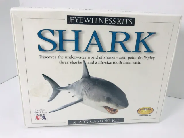 🔥 Skullduggery Eyewitness Kits Perfect Cast Sharks Cast Paint Display & Learn