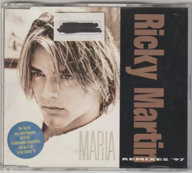 Ricky Martin - Maria Remixes ´97, Columbia - COL 663476 5 | CD-SINGLE | SEHR GUT
