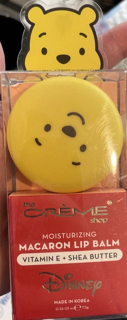 NEW * The Creme Shop * Disney Winnie the Pooh Macaron Lip Balm * Lemon Honeycomb