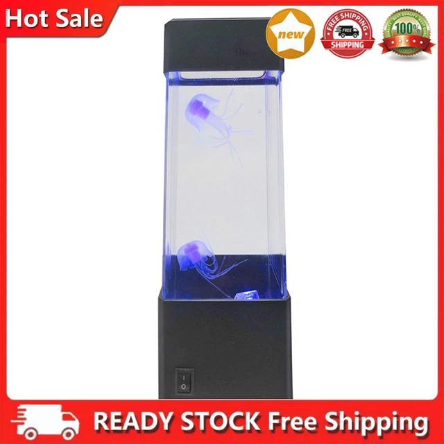 COLOR CHANGING TABLE Decoration Night Light Jellyfish Tank Aquarium LED